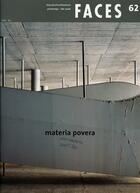 Couverture du livre « Materia povera » de  aux éditions Infolio