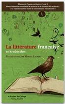 Couverture du livre « La littérature française en traduction » de  aux éditions Le Rocher De Calliope
