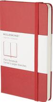 Couverture du livre « Carnet blanc - format de poche - couverture rigide rouge » de Moleskine aux éditions Moleskine Papet