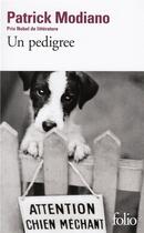 Couverture du livre « Un pedigree » de Patrick Modiano aux éditions Folio