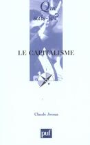 Couverture du livre « Capitalisme (2e ed) (le) (2e édition) » de Claude Jessua aux éditions Que Sais-je ?