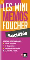 Couverture du livre « Les mini mémos Foucher : sociétés » de Francoise Rouaix aux éditions Foucher