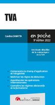 Couverture du livre « TVA : une étude détaillée de la « mécanique » de la TVA » de Candice Zanatta aux éditions Gualino