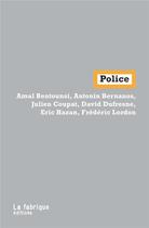 Couverture du livre « Police » de  aux éditions Fabrique