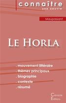 Couverture du livre « Le horla, de Guy de Maupassant » de  aux éditions Editions Du Cenacle