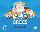 Couverture du livre « Les grecs » de Patricia Crete et Bruno Wennagel et Mathieu Ferre aux éditions Quelle Histoire