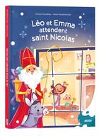 Couverture du livre « Léo et Emma attendent saint Nicolas » de Florence Ducatteau et Marie Vanderbemden aux éditions Auzou