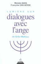 Couverture du livre « Lumiere sur dialogues avec l'ange de gitta mallas z » de  aux éditions Dervy