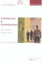 Couverture du livre « Cohérences et incohérences » de Jean-Marc Beignon aux éditions Ifie