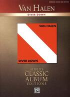 Couverture du livre « Van halen diver down guitar tab » de Van Halen aux éditions Alfred