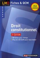 Couverture du livre « Droit constitutionnel (2e édition) » de Florent Baude aux éditions Foucher