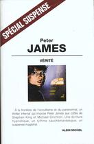 Couverture du livre « Vérité » de Peter James aux éditions Albin Michel