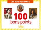 Couverture du livre « 100 bons points rois de france » de  aux éditions Lito