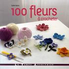 Couverture du livre « 100 fleurs à crocheter » de Caitlin Sainio aux éditions Le Temps Apprivoise