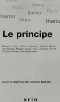 Couverture du livre « Le principe » de Bernard Mabille aux éditions Vrin