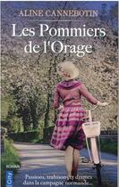 Couverture du livre « Les pommiers de l'orage » de Aline Cannebotin aux éditions City