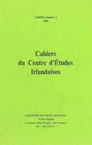 Couverture du livre « CAHIERS IRLANDAIS 3 » de Pur aux éditions Pu De Rennes