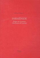 Couverture du livre « Parmenide » de  aux éditions Lucie