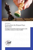 Couverture du livre « Évaluation du risque-pays bancaire » de Rachid Boutti aux éditions Presses Academiques Francophones