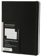 Couverture du livre « Agenda taskmaster semainier vertical 2014 très grand format noir couverture rigide » de Moleskine aux éditions Moleskine Papet