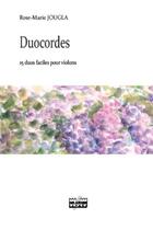 Couverture du livre « Duocordes pour violon » de Jougla Rose-Marie aux éditions Delatour