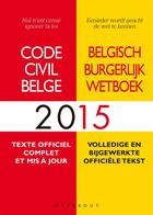 Couverture du livre « Code civil belge (édition 2015) » de  aux éditions Marabout