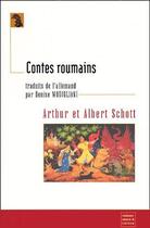 Couverture du livre « Contes roumains » de Schott Aa aux éditions Maisonneuve Larose