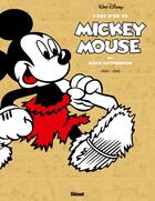 Couverture du livre « L'âge d'or de Mickey Mouse Tome 4 : 1941-1942, Mickey à l'âge de pierre et autres histoires » de Floyd Gottfredson aux éditions Glenat