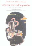 Couverture du livre « Voyage a travers l impossible » de Ennery/Verne aux éditions L'atalante