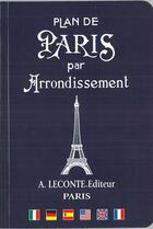 Couverture du livre « Paris par arrondissement » de  aux éditions Andre Leconte
