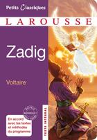 Couverture du livre « Zadig » de Voltaire aux éditions Larousse