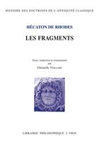 Couverture du livre « Les fragments » de Hecaton De Rhodes aux éditions Vrin