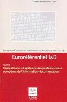 Couverture du livre « Euroreferentiel i & d (guides professionnels adbs, en 2 volumes, 2. ed.) (2e édition) » de  aux éditions Adbs