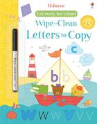 Couverture du livre « Wipe-clean letters to copy » de Marina Aizen et Hannah Watson aux éditions Usborne
