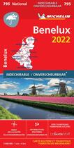 Couverture du livre « Benelux 2022 - indechirable / benelux 2022 - onverscheurbaar » de Collectif Michelin aux éditions Michelin