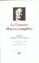 Couverture du livre « Oeuvres complètes Tome 1 » de Jean De La Fontaine aux éditions Gallimard