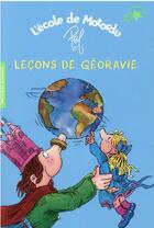 Couverture du livre « Leçons de géoravie : les livres de classe de mMtordu » de Pef aux éditions Gallimard-jeunesse