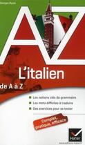 Couverture du livre « Italien de a à z » de Georges Ulysse aux éditions Hatier