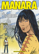 Couverture du livre « L'homme de papier » de Milo Manara aux éditions Glenat