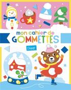 Couverture du livre « Mon cahier de gommettes - hiver » de Atelier Cloro aux éditions 1 2 3 Soleil