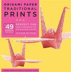 Couverture du livre « Origami paper traditional prints (large 8 1/4 inches) » de  aux éditions Tuttle