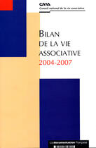 Couverture du livre « Bilan de la vie associative 2004-2007 » de  aux éditions Documentation Francaise