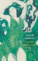 Couverture du livre « Les mille et une nuits » de Naguib Mahfouz aux éditions Actes Sud