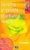 Couverture du livre « Geriatrie et gerontopsychiatrie cas concrets officiels corriges » de Editions Lamarre aux éditions Lamarre