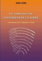 Couverture du livre « Conférences sur l'intérieur de la Terre » de Rudolf Steiner aux éditions Triades