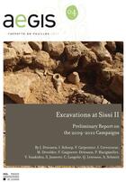 Couverture du livre « Excavations At Sissi Ii Aegis 4 (2009-2010) » de  aux éditions Pu De Louvain