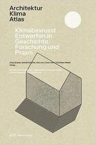 Couverture du livre « Architektur klima atlas » de Jurg Graser aux éditions Park Books