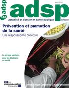 Couverture du livre « Revue ADSP T.103 ; prévention et promotion de la santé » de Haut Comite De La Sante Publique aux éditions Documentation Francaise