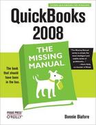 Couverture du livre « QuickBooks 2008: The Missing Manual » de Bonnie Biafore aux éditions O Reilly