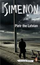 Couverture du livre « Pietr the Latvian » de Georges Simenon aux éditions Penguin Group Us